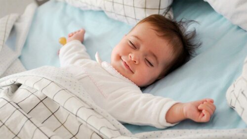 Baby som sover.