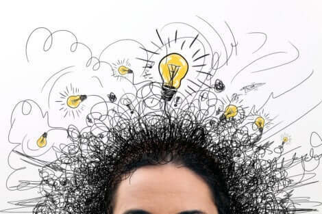 En person som har mange ideer samtidig.