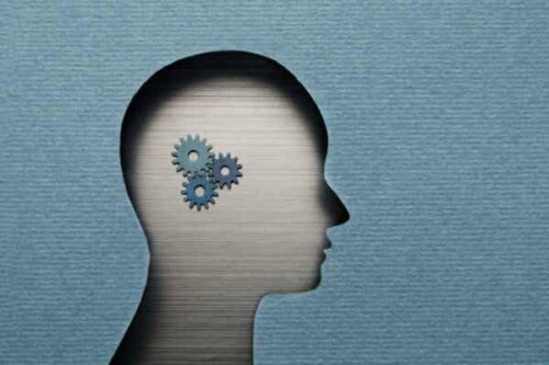 En hjerne med tannhjul.