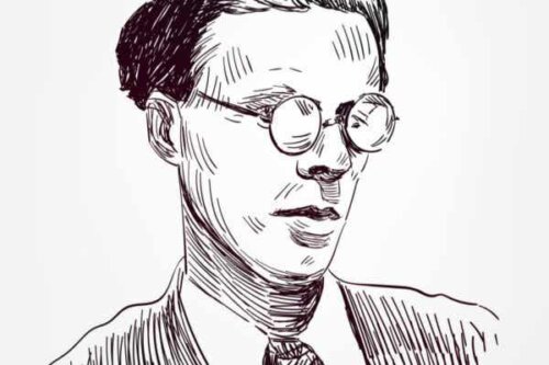 Strektegning av Huxley.
