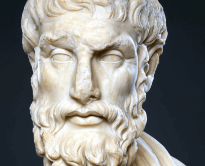 Den greske filosofen Epikur og hans jakt på lykke